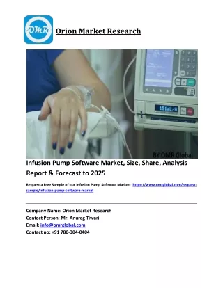 Ppt Infusion Pump Software Market Insight And Trends Powerpoint