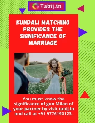 Ppt Unlocking Harmony The Significance Of Kundli Matching Powerpoint