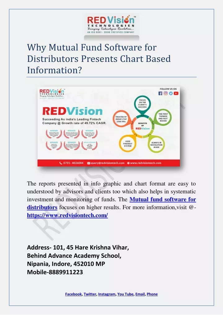 Ppt Why Mutual Fund Software For Distributors Presents Chart Based