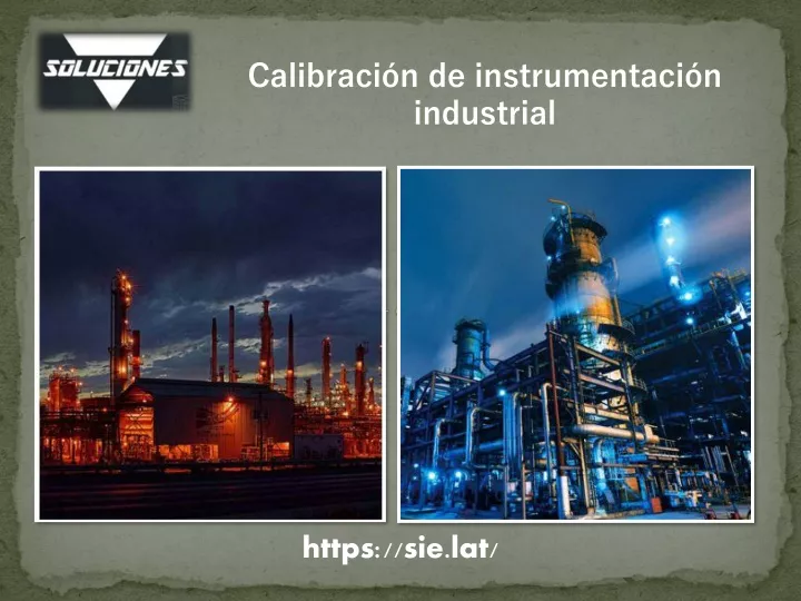 Ppt Calibraci N De Instrumentaci N Industrial Sie Lat Powerpoint