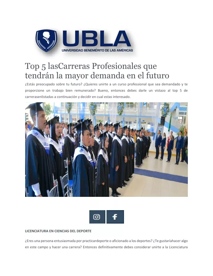 Ppt Licenciatura En Psicolog A En Guerrero I Ubla Universidad