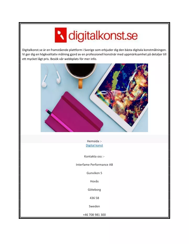 PPT Digital Konst Digitalkonst Se PowerPoint Presentation Free