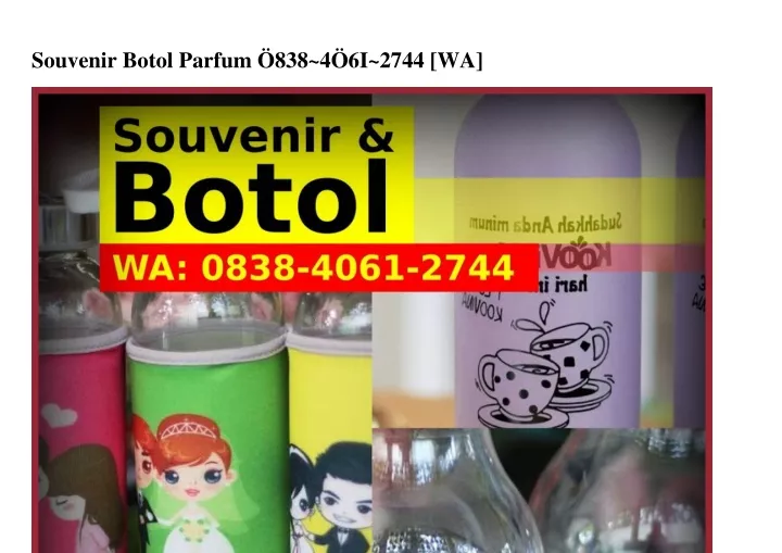 PPT Souvenir Botol Parfum ౦8384౦Ϭl2744 WhatsApp PowerPoint