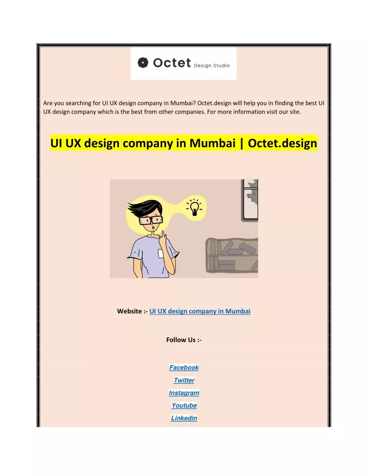 Ppt Ui Ux Design Company In Mumbai Octet Design Powerpoint