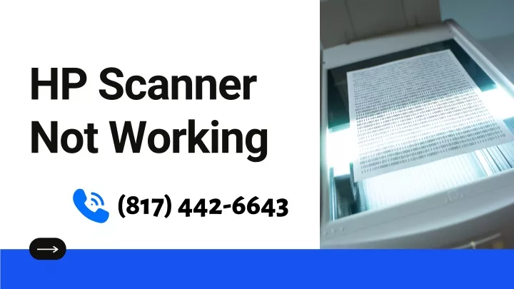 Ppt How To Fix Hp Scanner Wont Scan Powerpoint