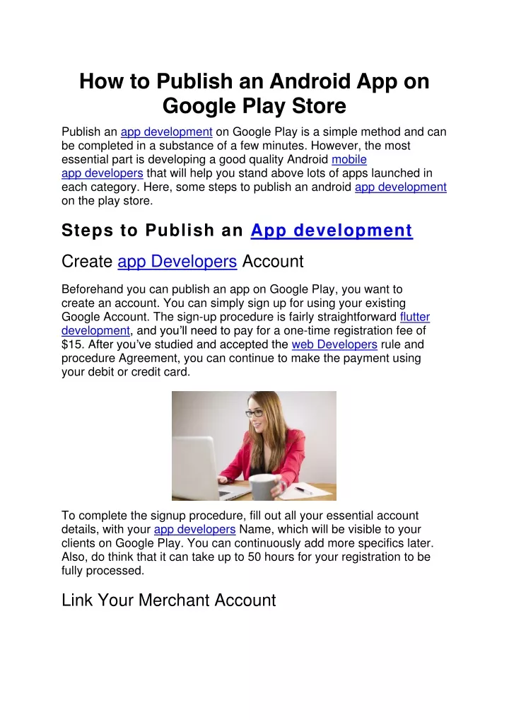 PPT How To Publish An Android App On Google Play Store PowerPoint