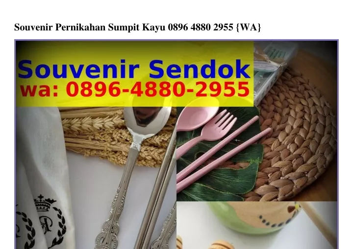 Ppt Souvenir Pernikahan Sumpit Kayu Whatsapp