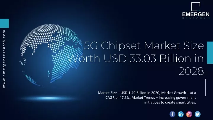 PPT 5G Chipset Market Size Worth USD 33 03 Billion In 2028 PowerPoint