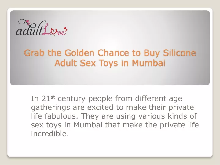 Ppt Sex Toys In Mumbai Adult Toys Store Call