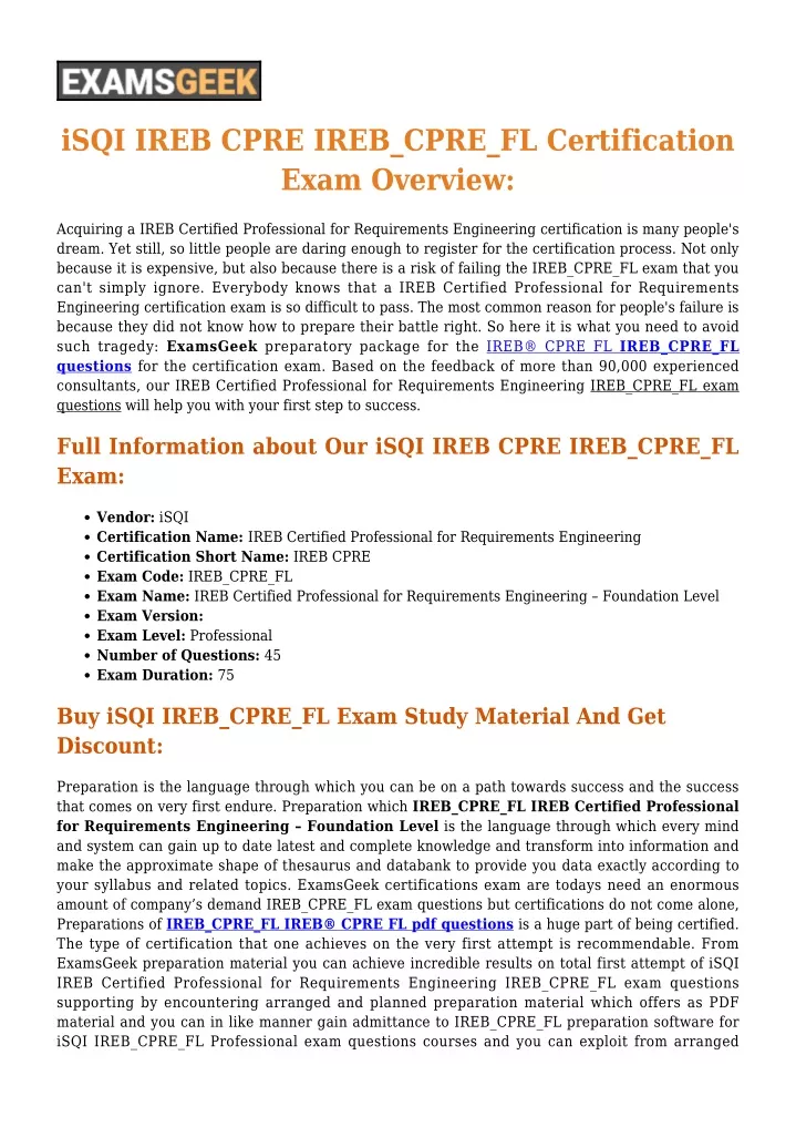 Ppt Ireb Isqi Quality Management Exam Question Answer Powerpoint