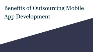 Ppt The Cost Of Outsourcing Mobile App Development Is At Its Lowest