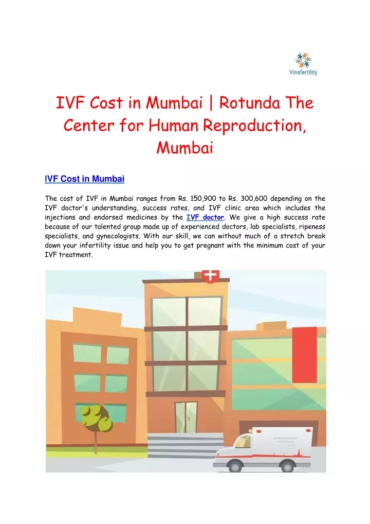 PPT IVF Cost In Mumbai Rotunda The Center For Human Reproduction