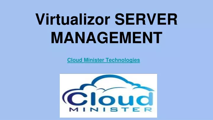 PPT Virtualizor Server Management PowerPoint Presentation Free