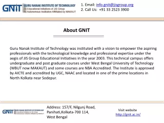 Ppt B Tech In Computer Science Why Choose The Best Engineering