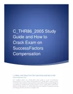 Ppt C Thr Study Guide And How To Crack Exam On Successfactors