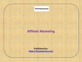 Ppt Everything About Affiliate Marketing Powerpoint Presentation