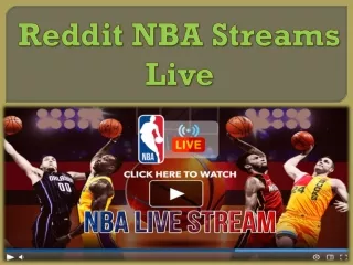 Reddit NBA Streams Live