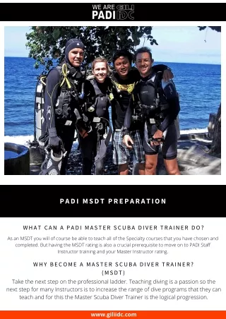 padi msdt preparation