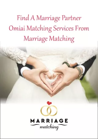 Find A Marriage Partner Omiai Matching Services From Marriage Matching