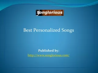 Best Personalized Songs