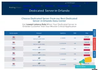 Orlando Dedicated Server