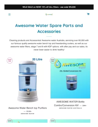 Awesome Water Spare Parts and Accessories | Awesome Water