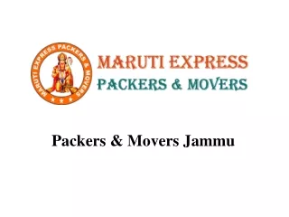 Packers and Movers Jammu