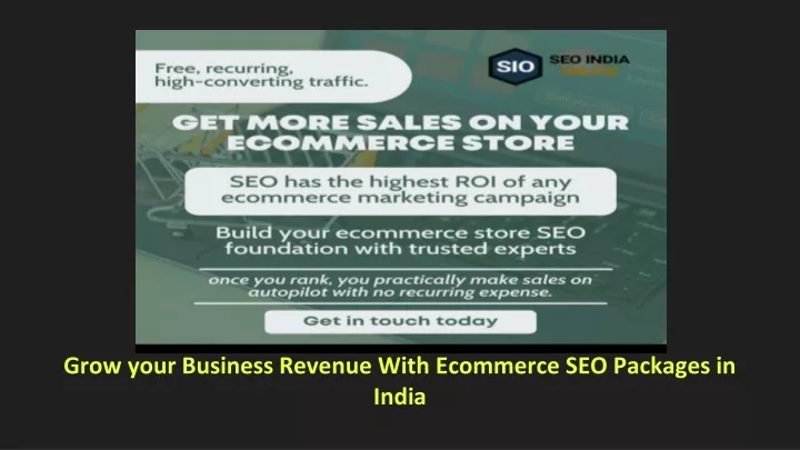 g row your business revenue with ecommerce seo packages in india