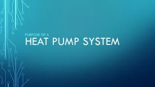 Purpose of a Heat Pump System