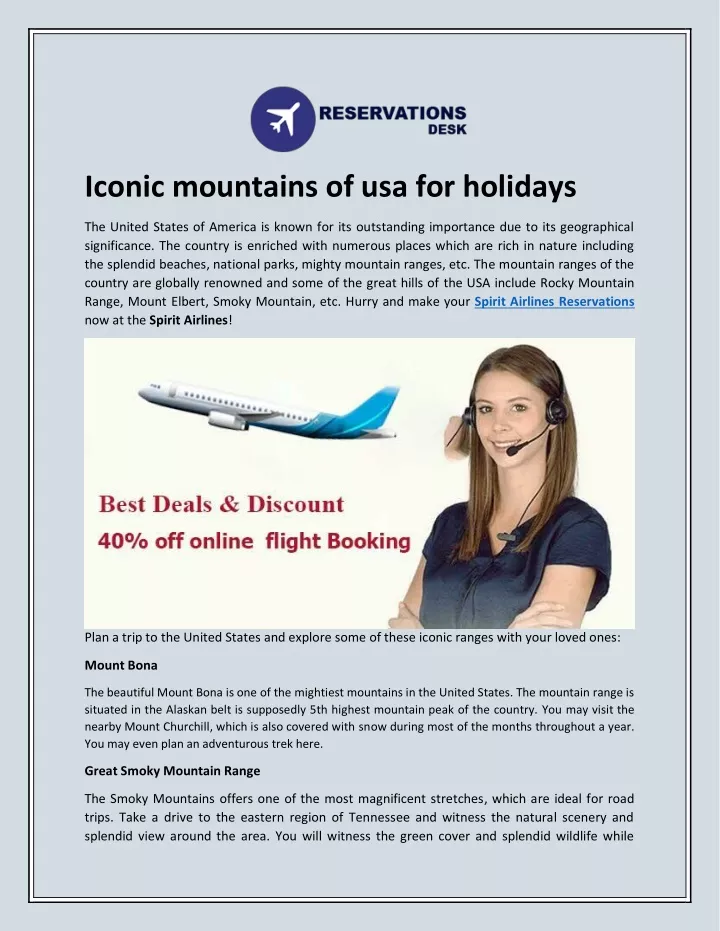 iconic mountains of usa for holidays