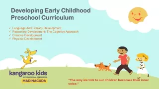 Developing Early Childhood Preschool Curriculum