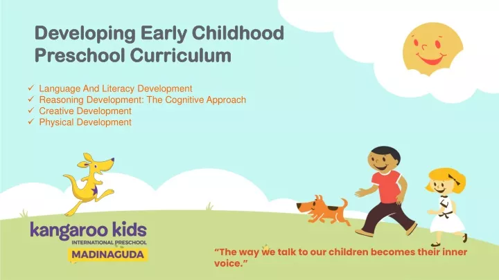 developing early childhood preschool curriculum