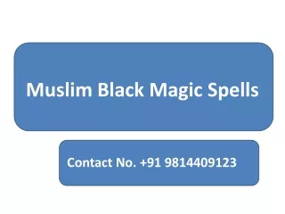 muslim black magic spells