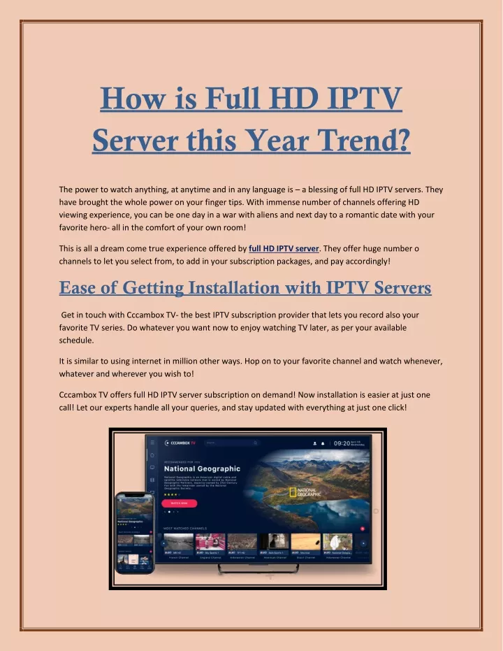 how is full hd iptv server this year trend