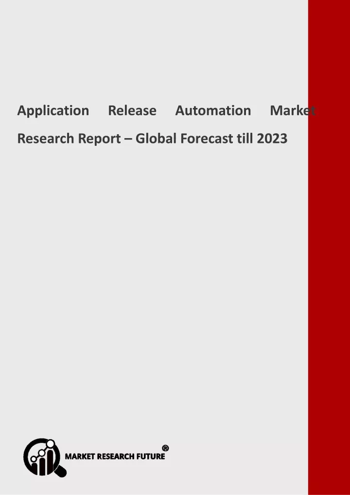 application release automation market research