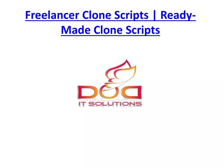 freelancer clone scripts ready made clone scripts