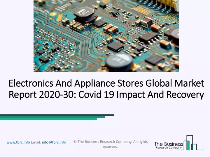 electronics and appliance stores global market