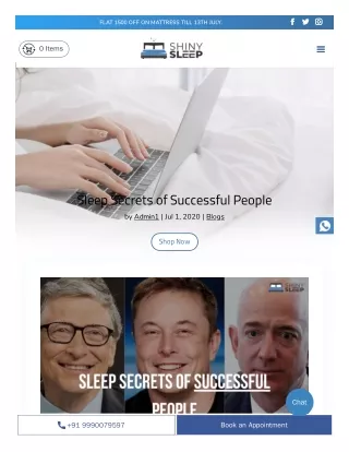 Sleep Secrets of Successful People. - Shinysleep
