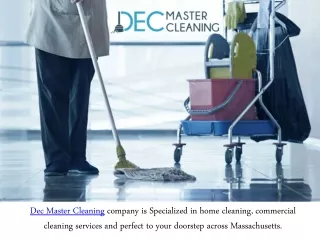 Get Worcester Best Cleaning Service By Dec Master