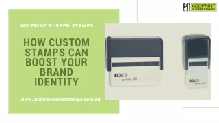 How Custom Stamps Can Boost Your Brand Identity