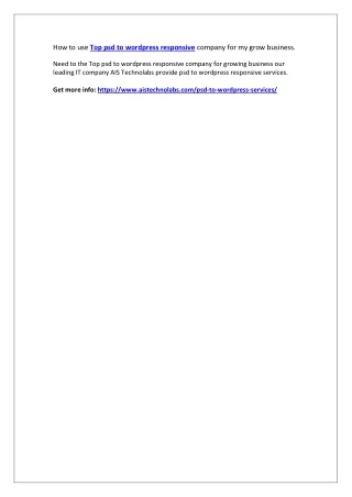 how to use top psd to wordpress responsive
