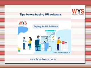 To Select The Right HR Software Follow Our Useful Tips