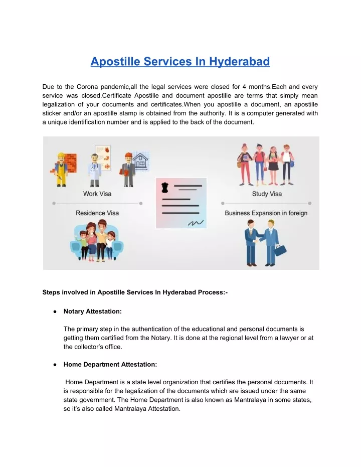 apostille services in hyderabad