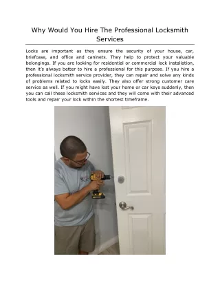 Safety Locksmith Las Vegas