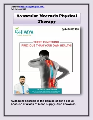 Avascular Necrosis Physical Therapy - Avascular Necrosis of Hip Treatment | Shivaya Clinic & Hospital