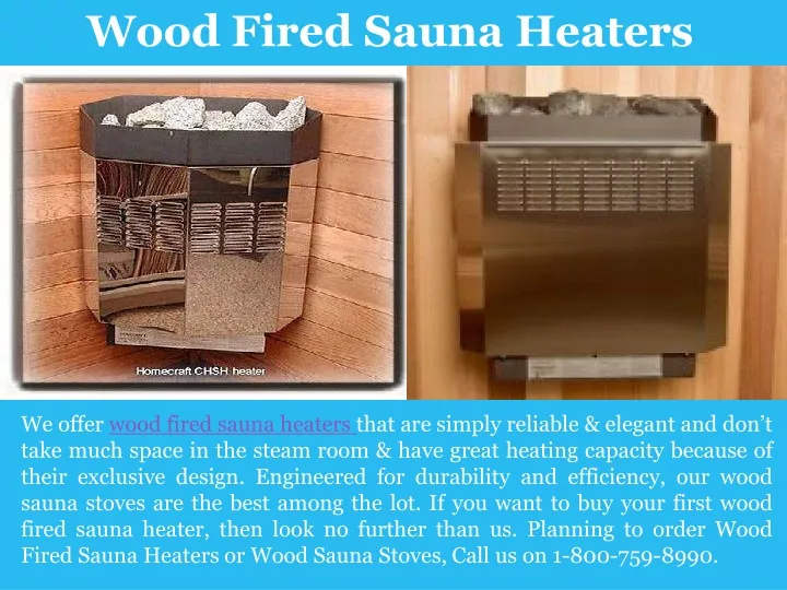 wood fired sauna heaters