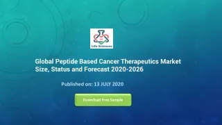 Global Peptide Based Cancer Therapeutics Market Size, Status and Forecast 2020-2026