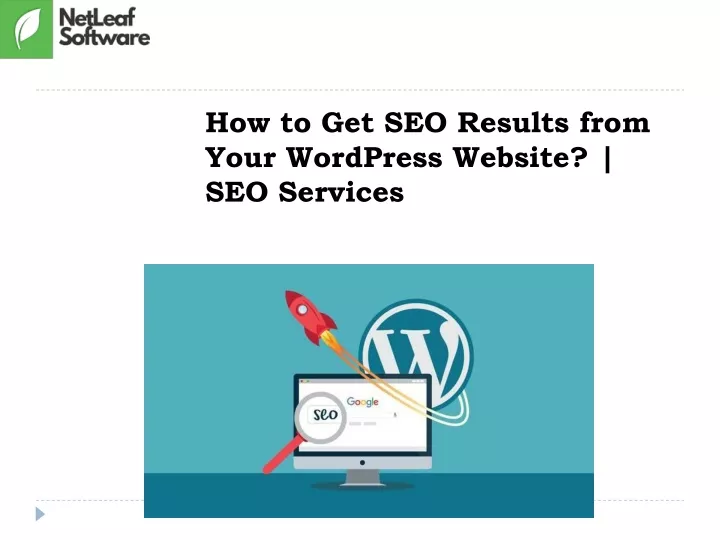 how to get seo results from your wordpress website seo services