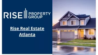 Real Estate investment Group Atlanta- Rise Property Group