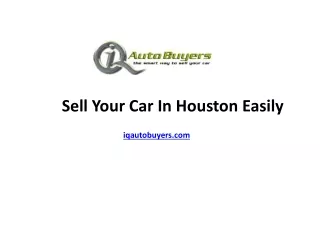 Sell Your Used Car Houston